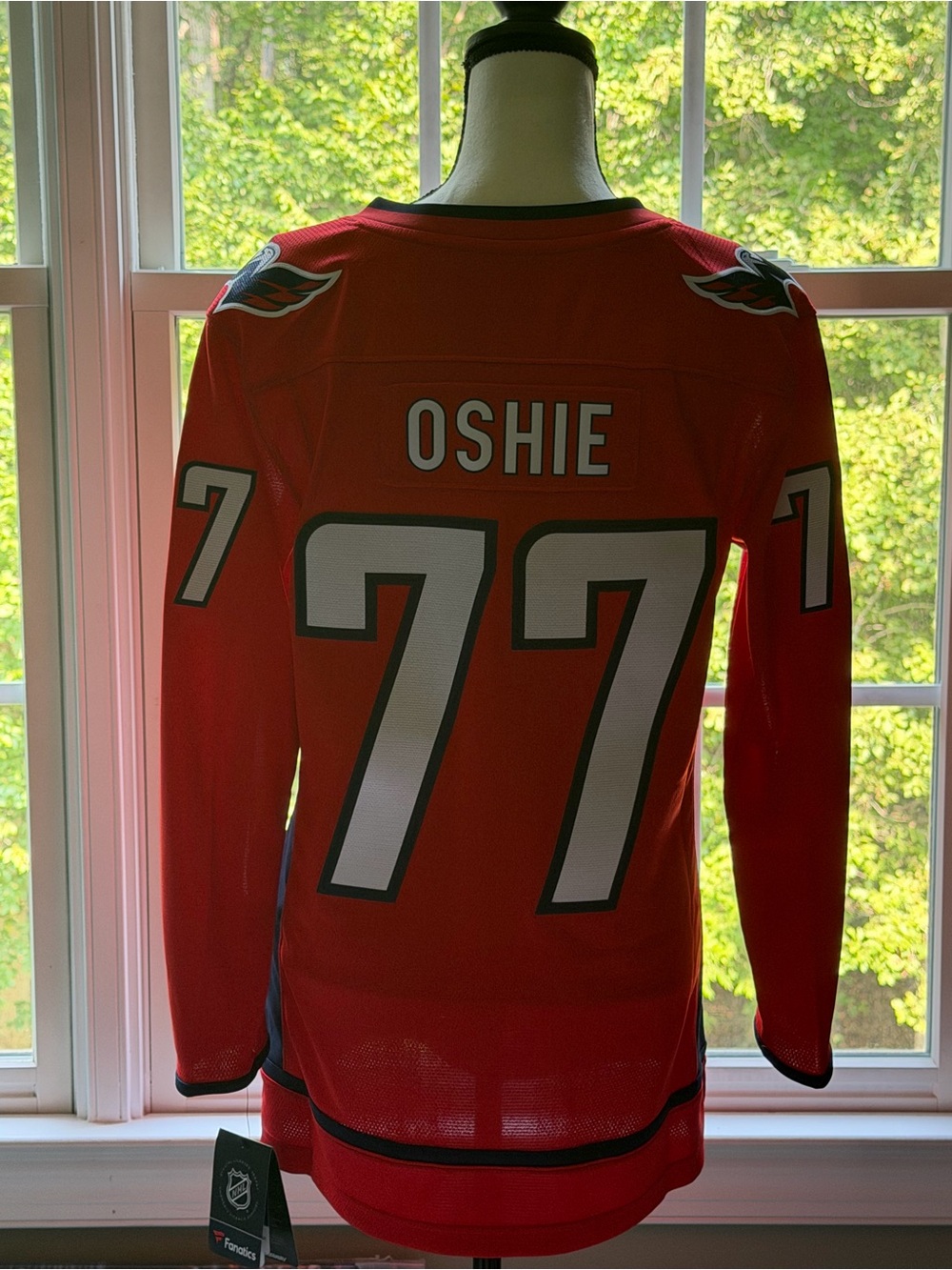 T.J. Oshie Fanatics Red Washington Capitals #77 Jersey NWT